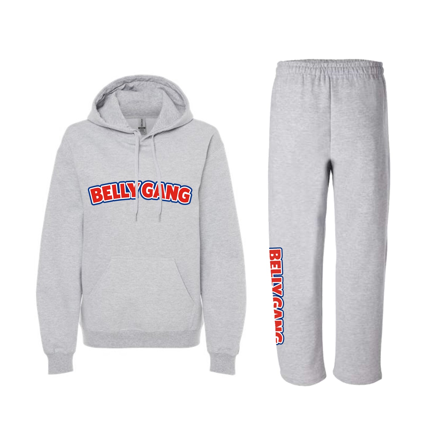 BELLY GANG SWEATPANTS- GREY